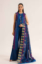 Nishat Printed Lawn 3 Piece Suit – Elegant Blue Floral Design
