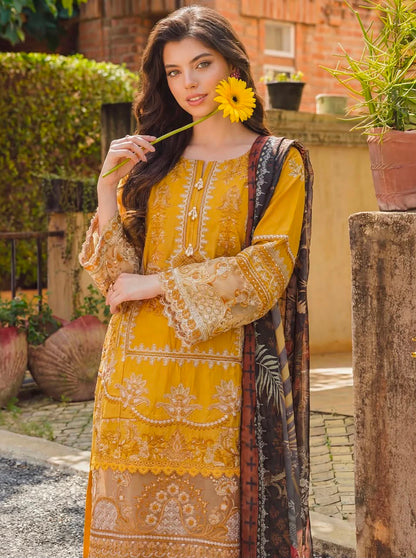 Motifz 3 Piece Embroidered Lawn Suit