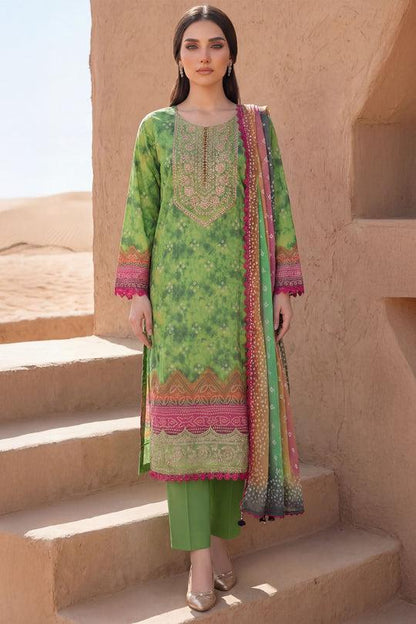 Motifz Printed Lawn 3-Piece Unstitched Suit