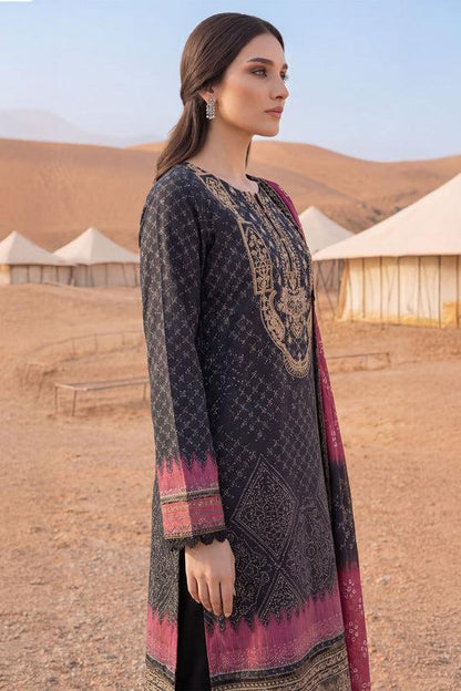 Motifz Printed Lawn 3-Piece Unstitched Suit